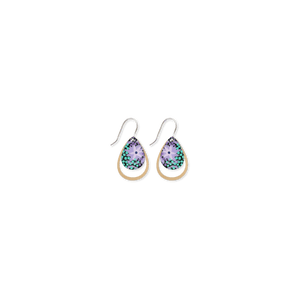 Azeza Possum Dreamtime Layered Iconic Outline Drop Earrings