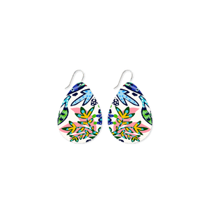 Miss Moresby Paradiso Large Iconic Tear Drop Earrings