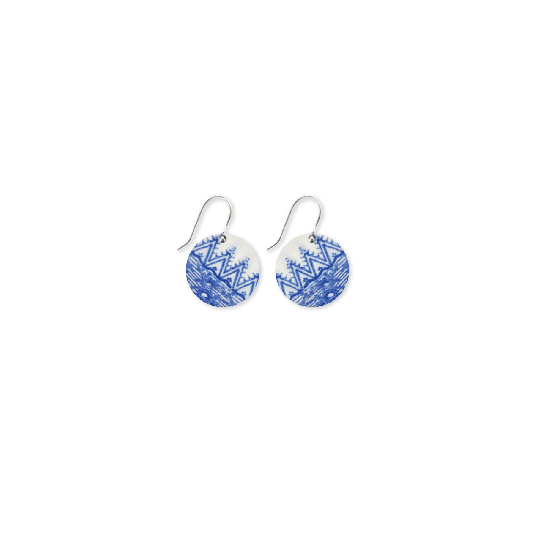 Museums of History NSW Ceramic Circle Drop Earrings