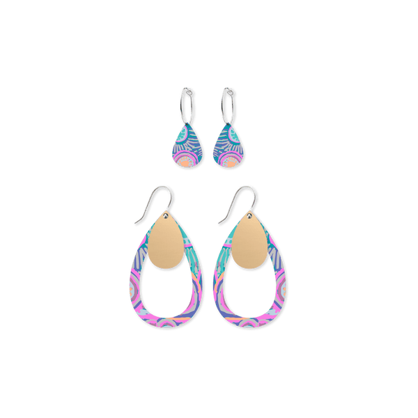 Earrings Wild Child Duo Tears Pack - Moe Moe