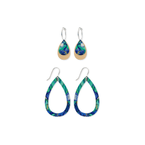Van Gogh Irises Trinity Tear Pack Earrings