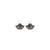 Native Birds Black Cockatoo Pagoda Drop Earring