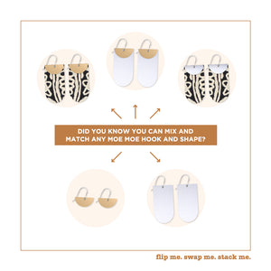 Murdie Morris Wild Dog Layered Tab Drop Earrings