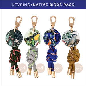 Keyring Pack Native Birds
