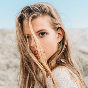 Azeza Possum Dreamtime Layered Iconic Outline Drop Earrings