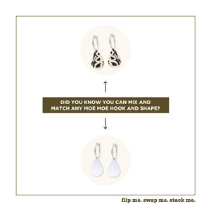 Murdie Morris Wild Dog Mini Tear Hoop Earrings