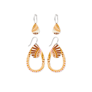 Natalie Jade Trinity Tear Pack Earrings