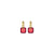 Cami Gem Pinot/Coral Earring