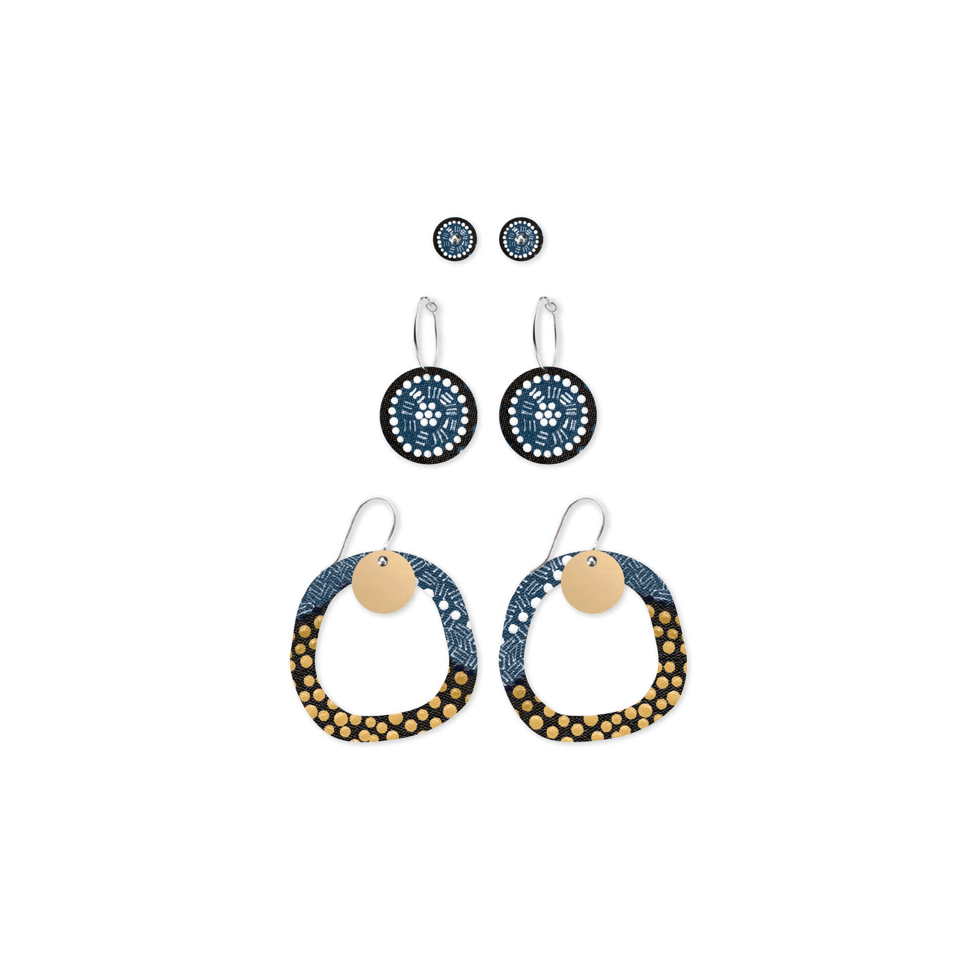 Jellurgal Paroo Circle Party Pack Earring
