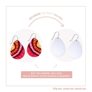Kirsten Katz Blossom Iconic Tear Drop Earrings