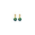 Cami Ombre Circle Chesterfield Green Earring