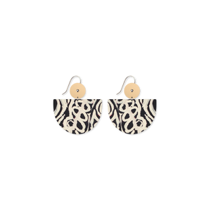 Murdie Morris Wild Dog Large Bell Circle Drop Earrings
