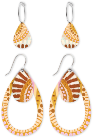 Natalie Jade Trinity Tear Pack Earrings