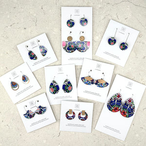 Miss Moresby Ballyhoo Circle Long Drop Earrings outlet