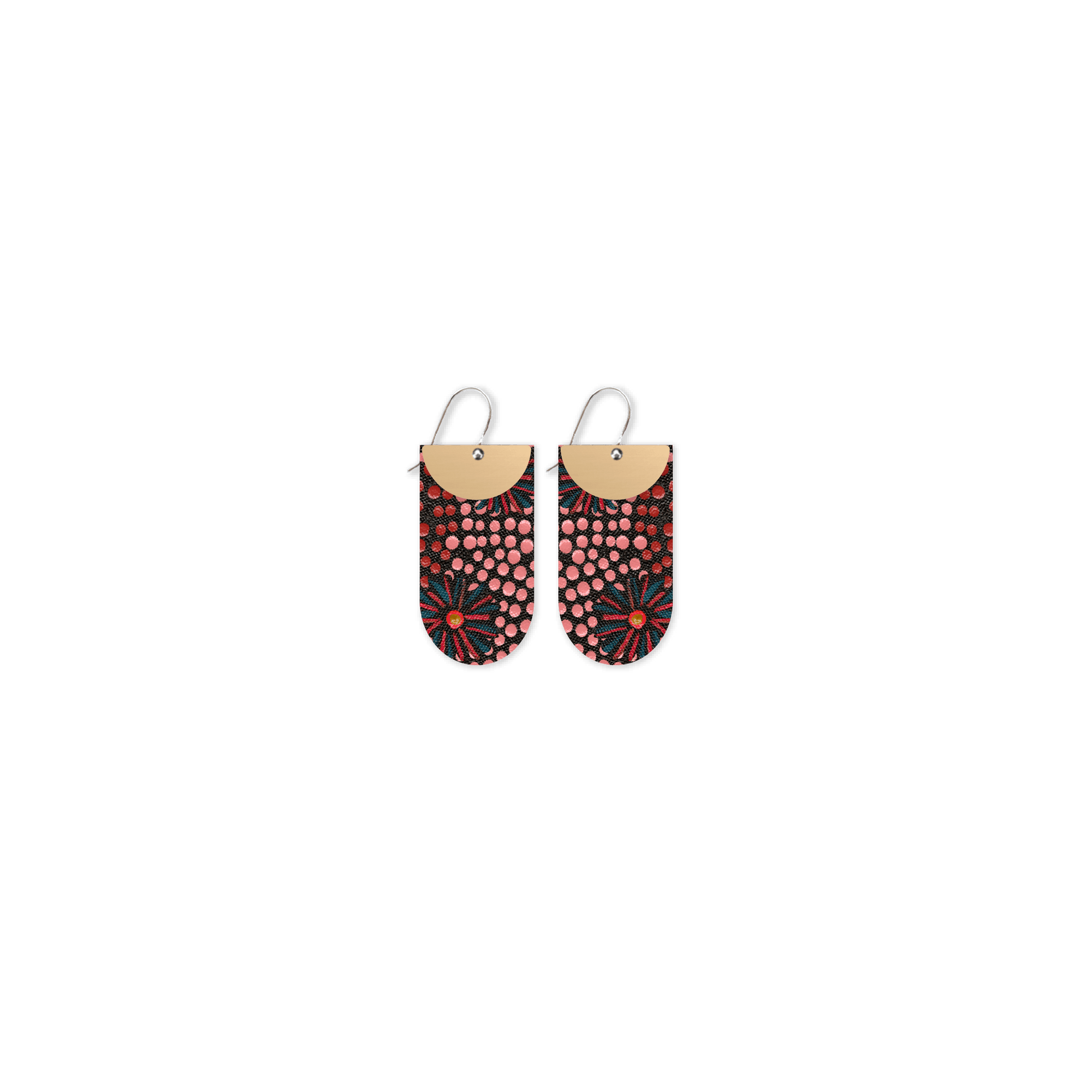 Jellurgal Generations Layered Tab Drop Earring