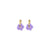 Cami Organic Flower Mauve/Plum Earring