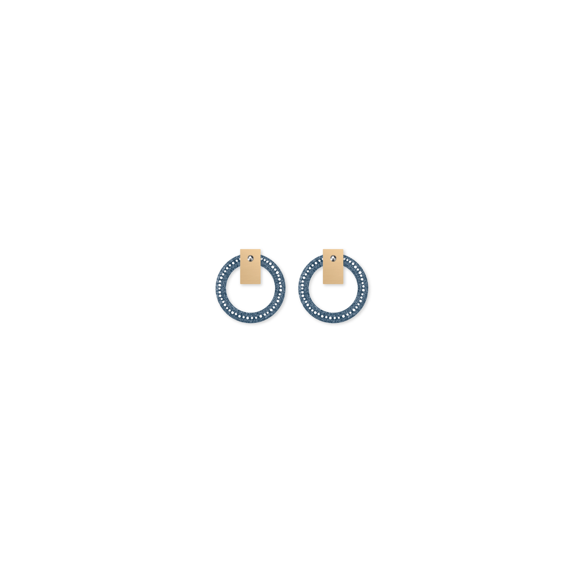 Jellurgal Songlines Small Orbit Stud Earring