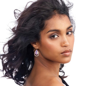 Murdie Morris Storytelling Layered Iconic Outline Drop Earrings