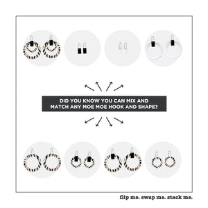 Murdie Morris Wild Dog Double Halo Hoop Earrings