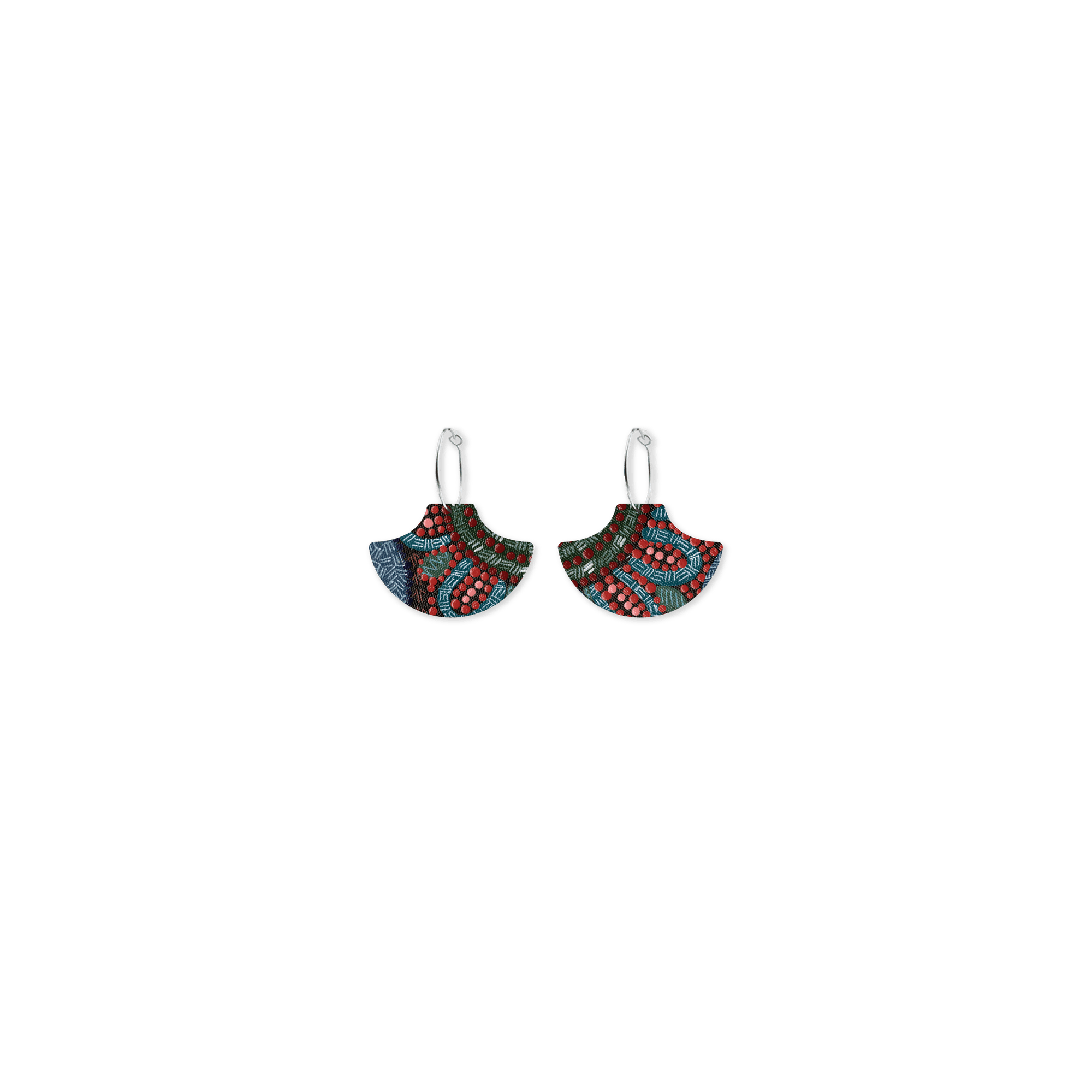 Jellurgal Generations Pagoda Hoop Earring
