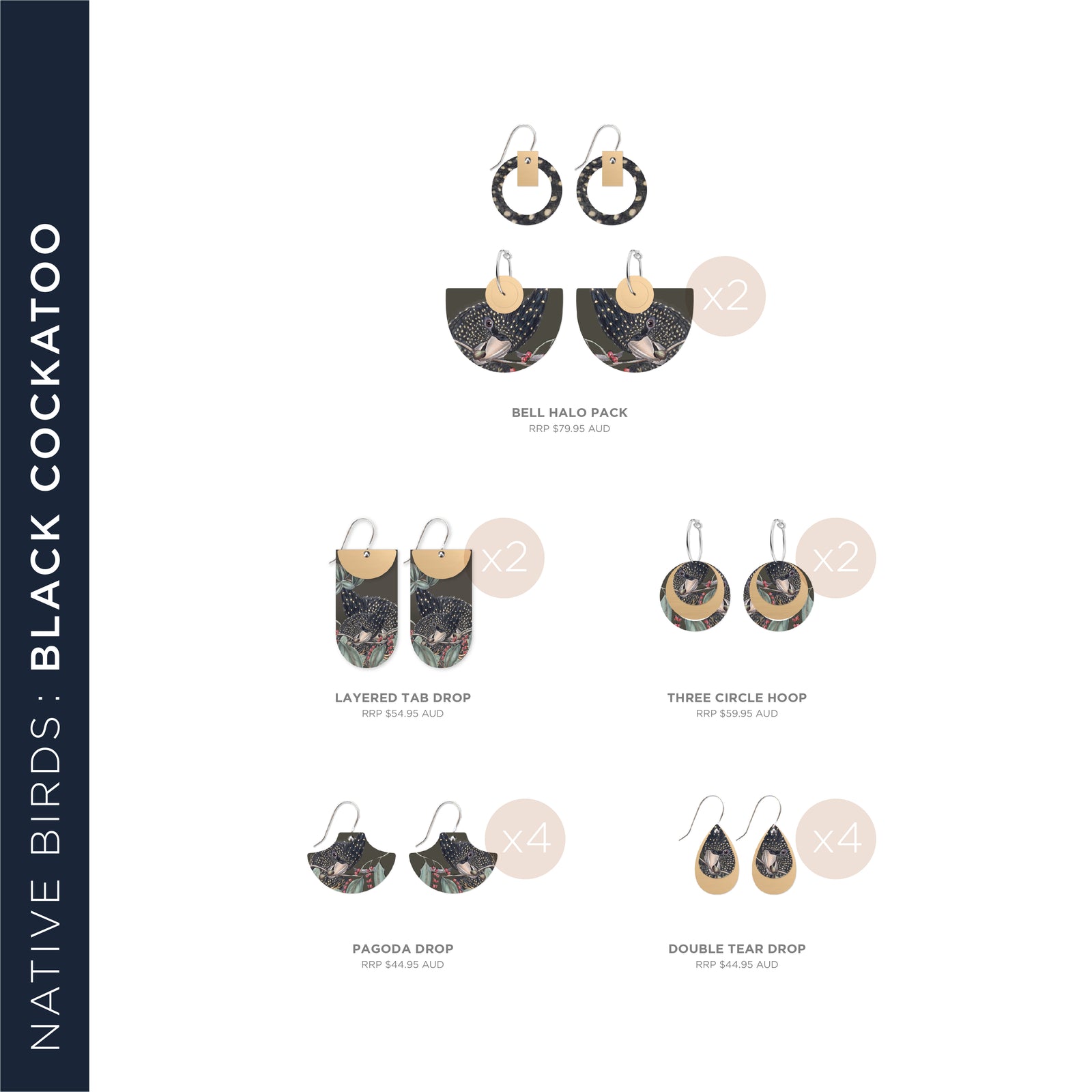 Native Birds Black Cockatoo Pack