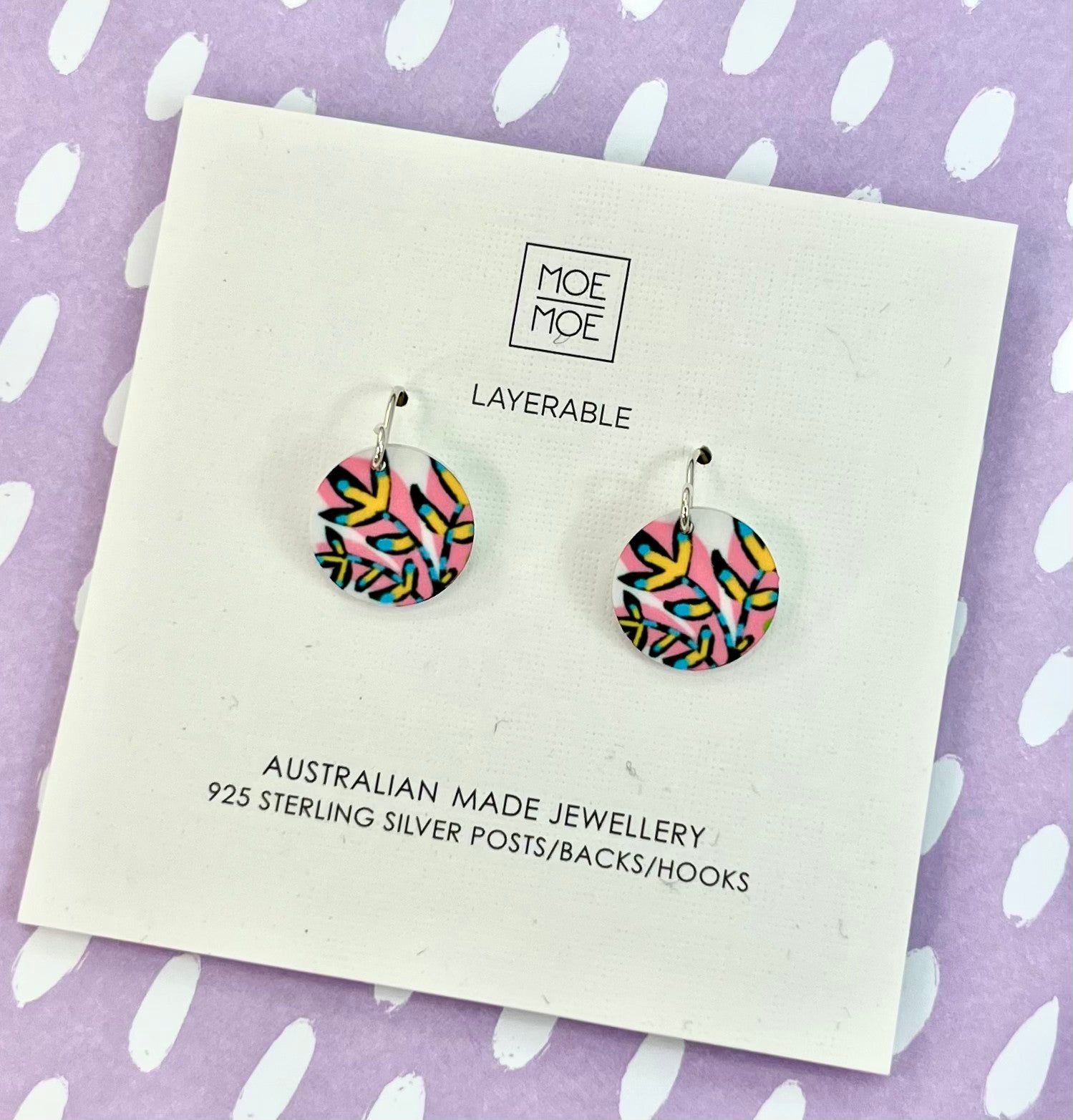 MISS MORESBY SMALL CIRCLE DROP  ARCHIVED SAMPLE