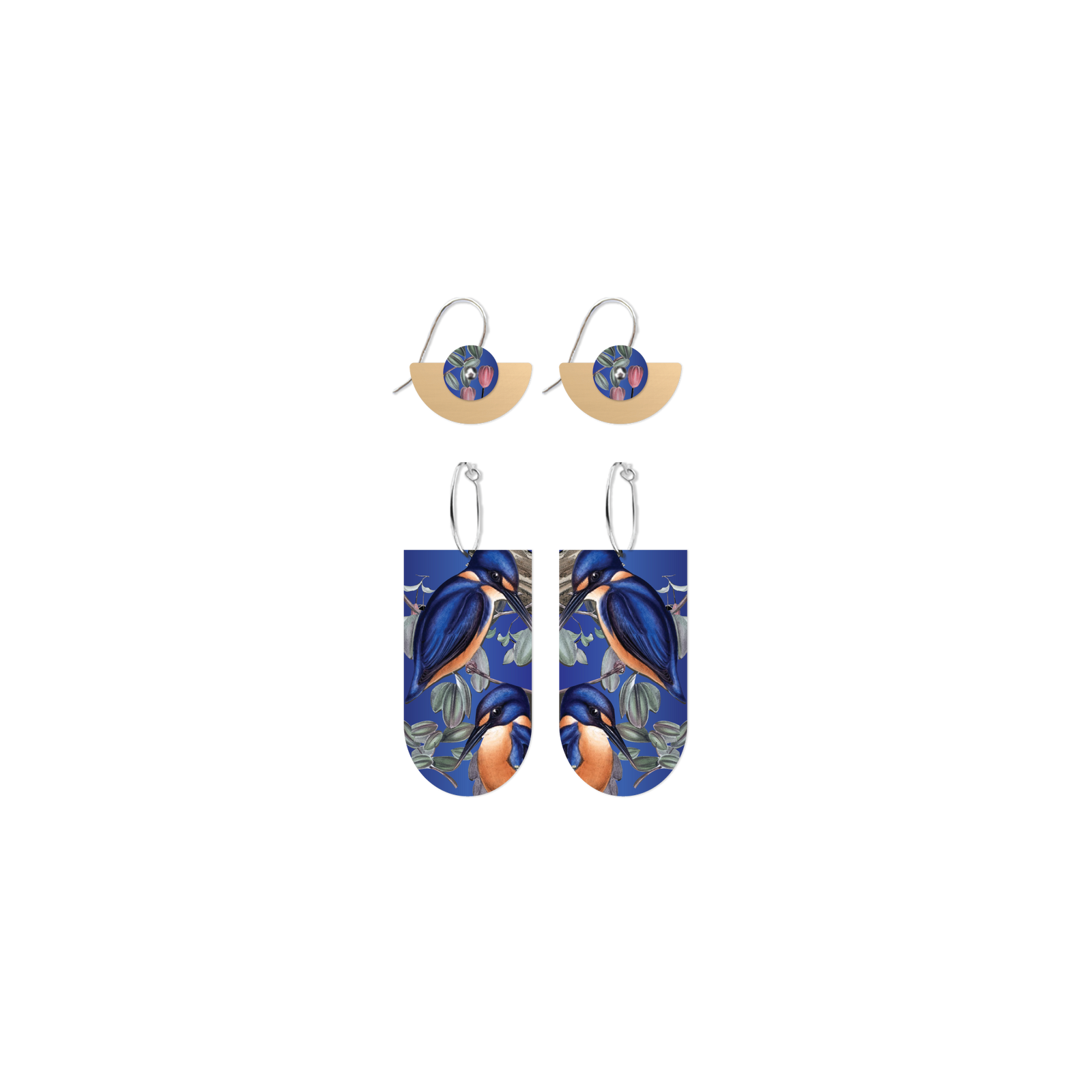 Native Birds Kingfisher Blue Mixer Pack Earring
