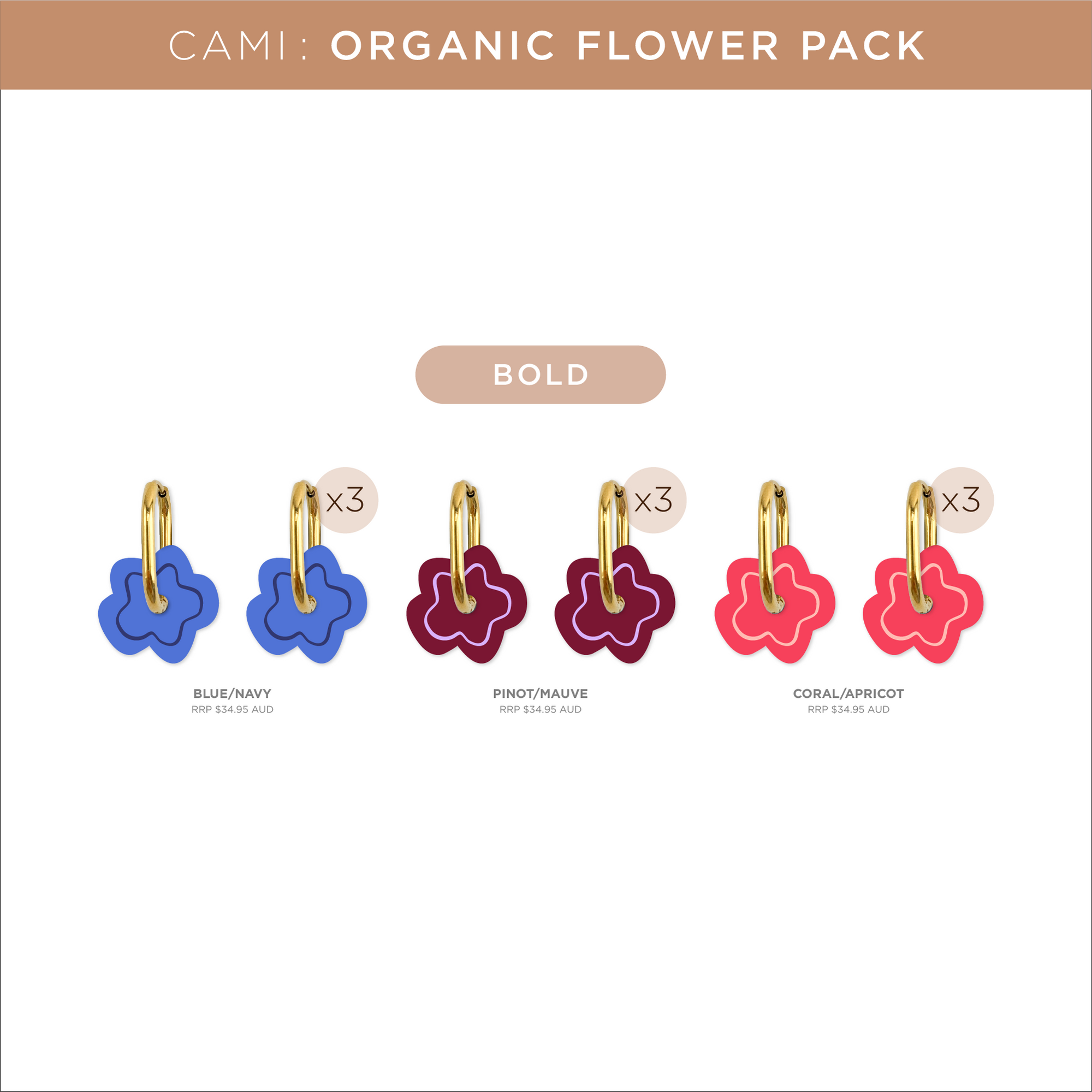 Cami Pack Organic Flower Bold