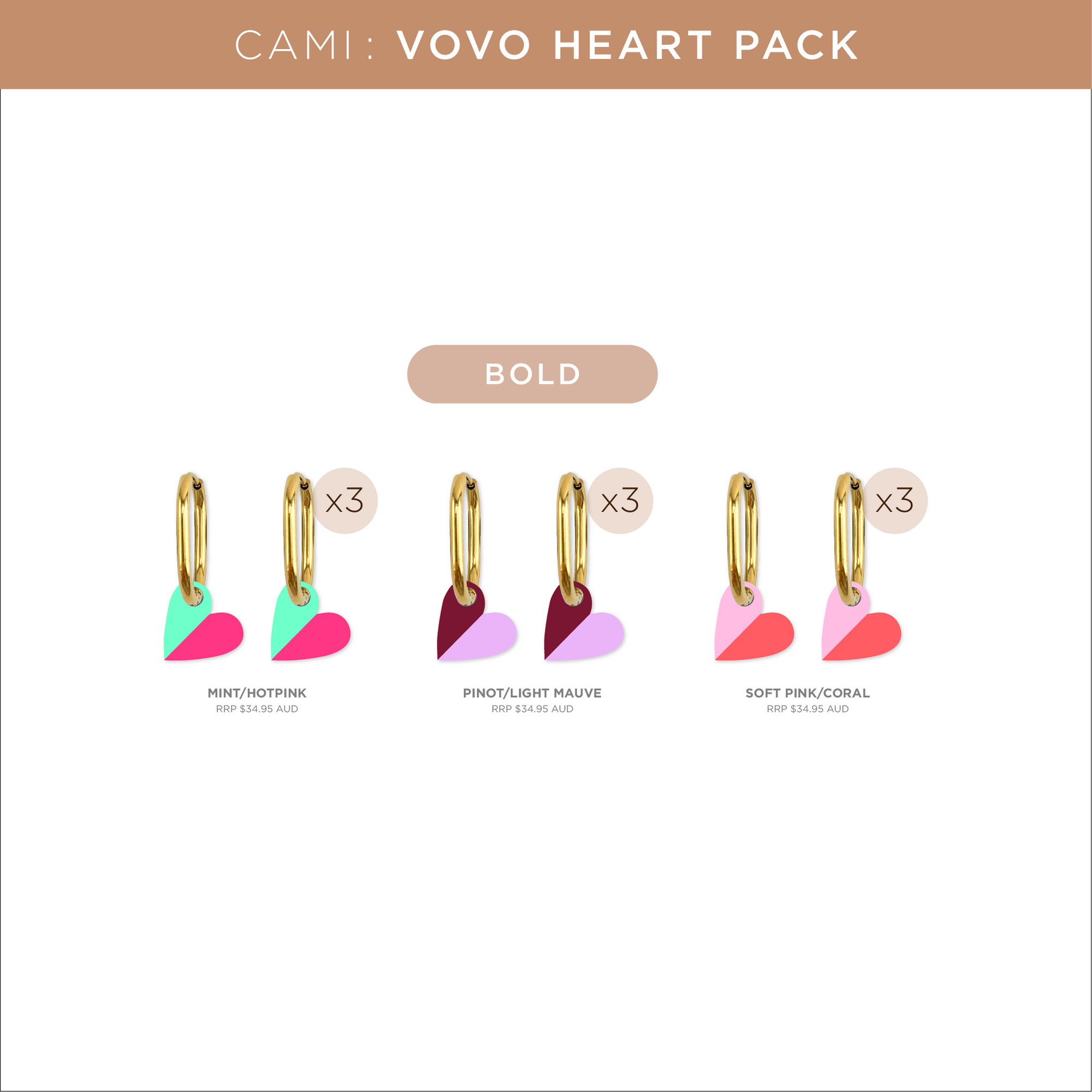 Cami Pack Vovo Heart Bold