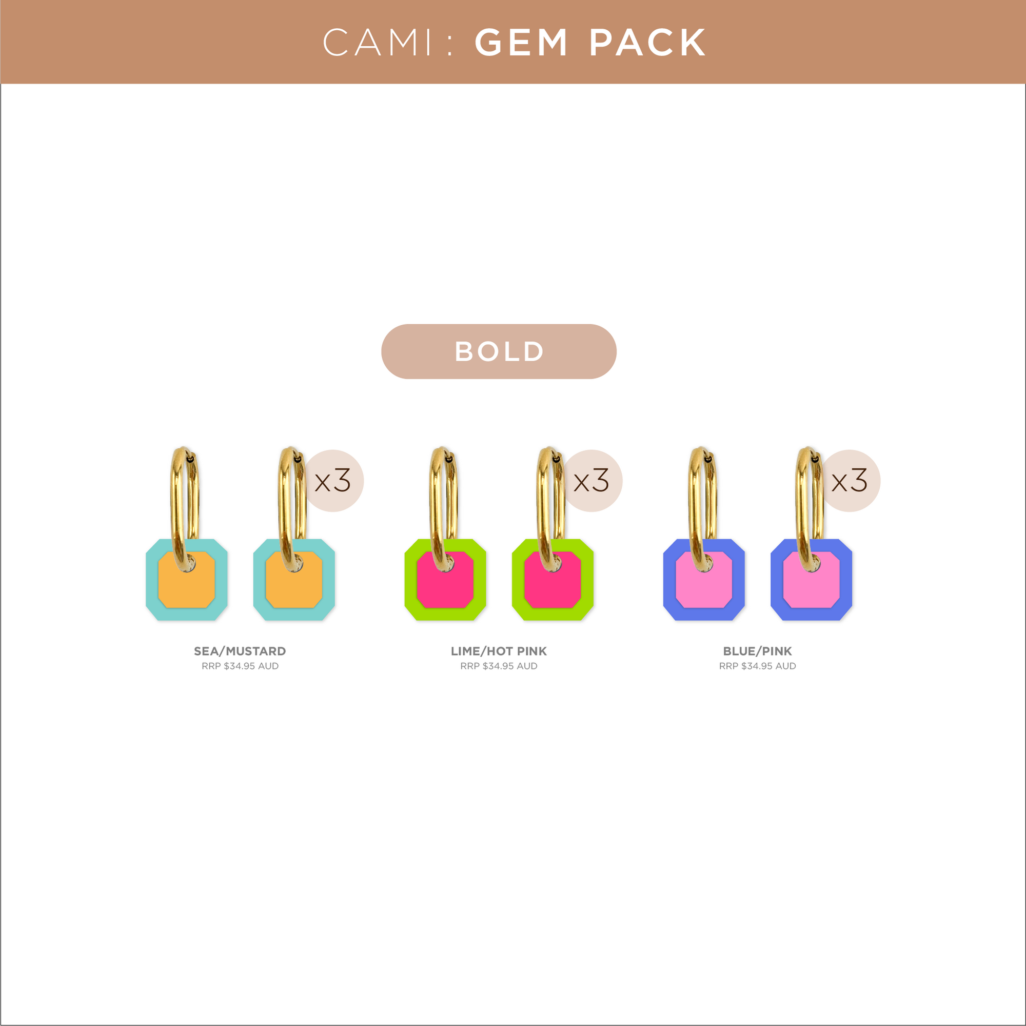 Cami Pack Gem Bold