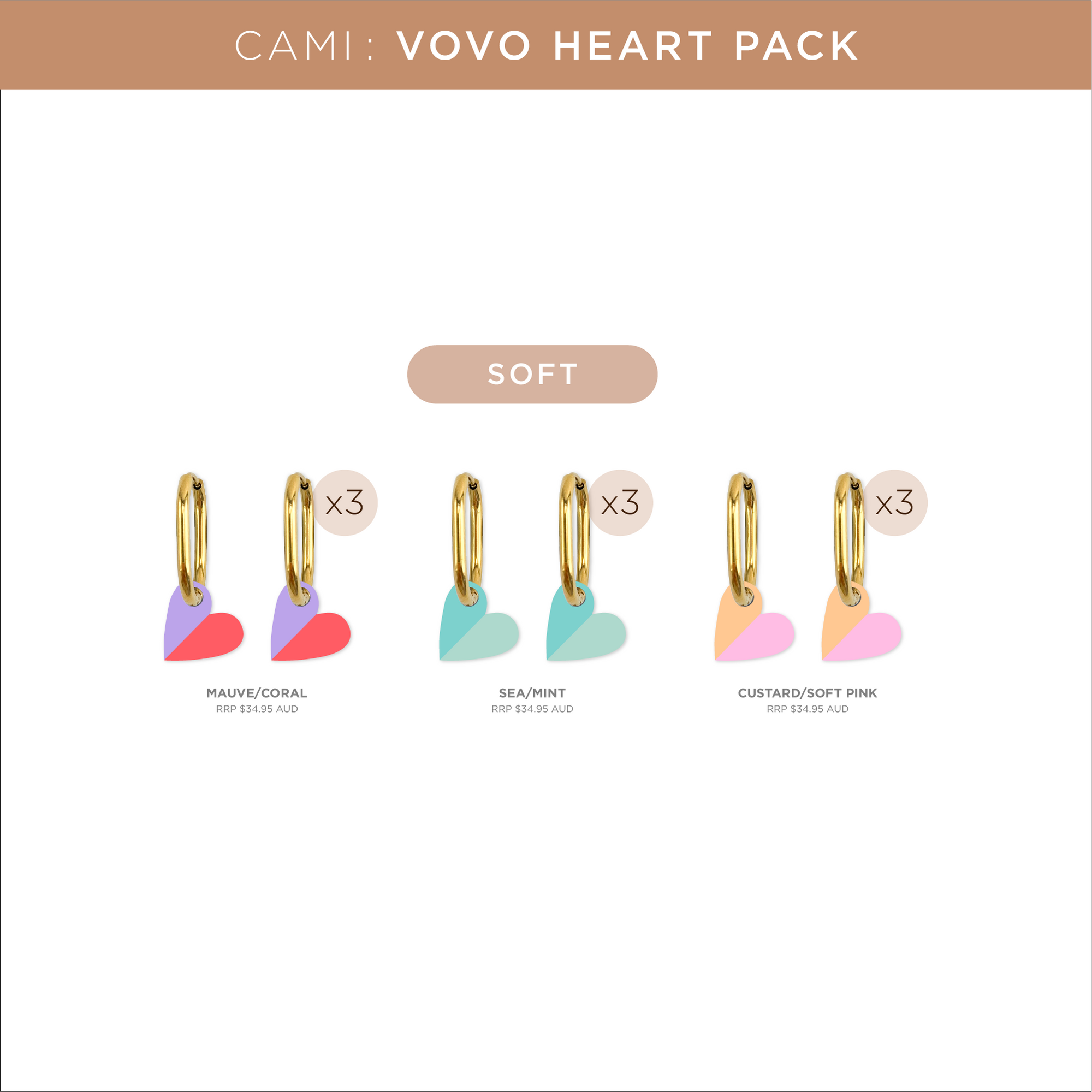Cami Pack Heart Soft