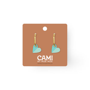 Cami Vovo Heart Sea/Mint Earring