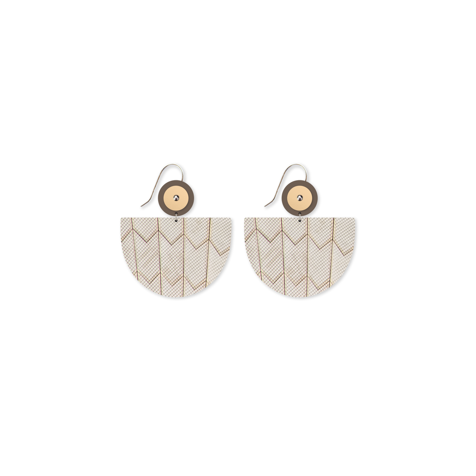 Sydney Opera House  Iconic Tiles Bell Circle Drop Earring