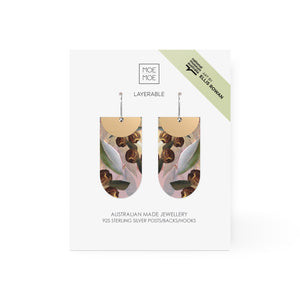 Ellis Rowan Gumnuts Layered Tab Drop Earring