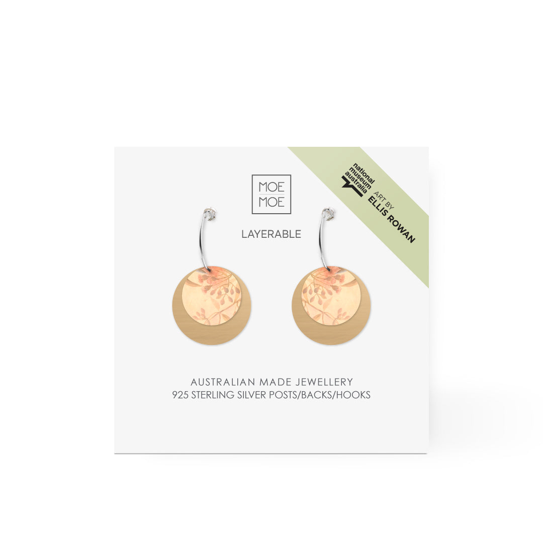 Ellis Rowan Misty Layered Circle Hoop Earring