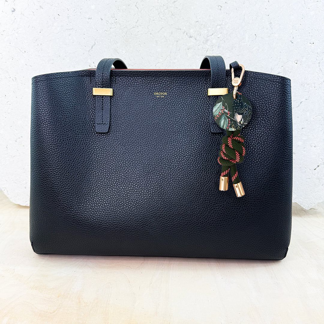 Keyring Native Birds Black Cockatoo