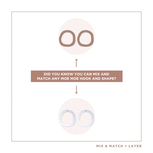 Earth&Stone Clay Organic Halo Stud Earrings