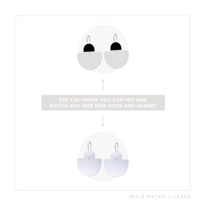 Earth&Stone Stone Sol Hoop Earrings