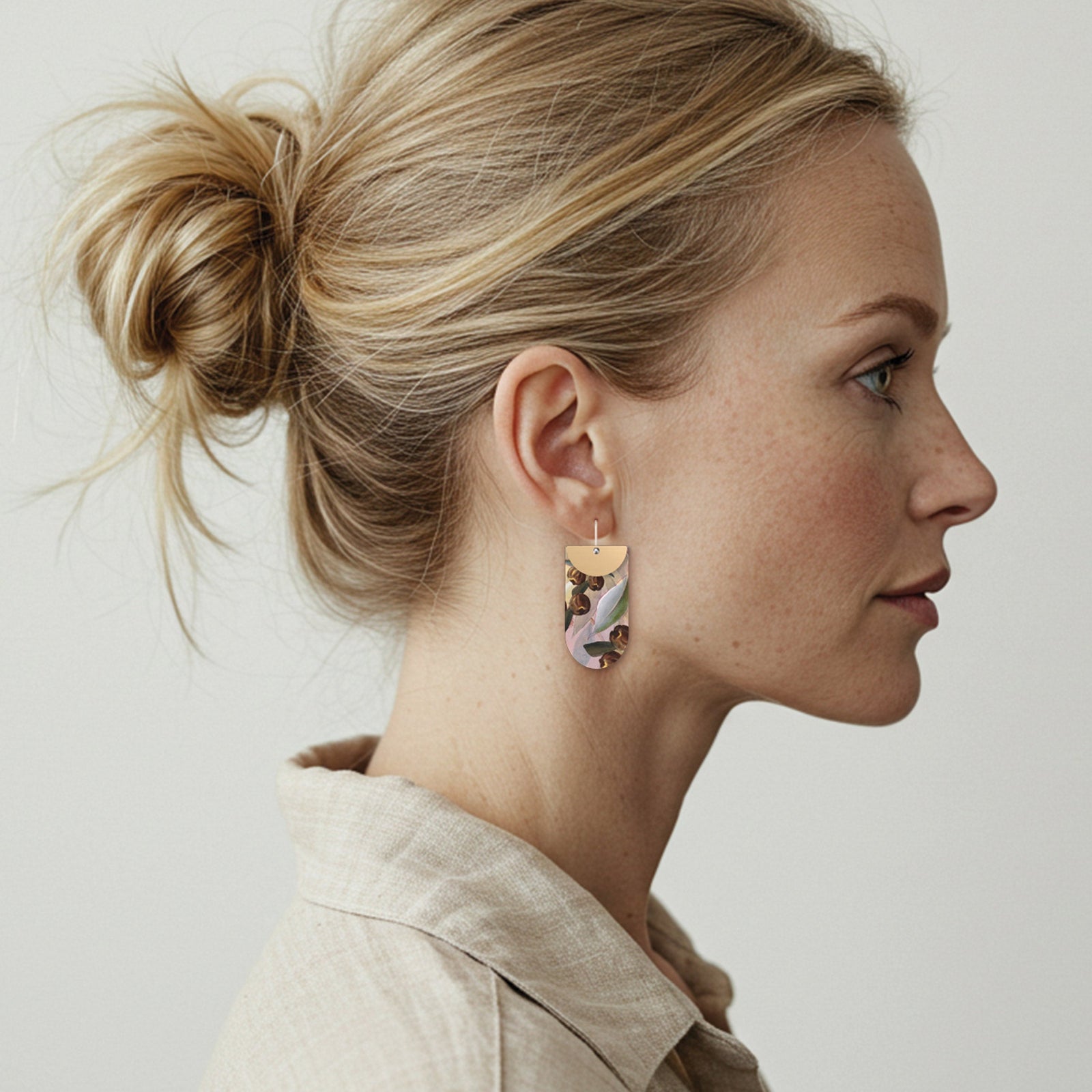 GUM NUTS ELLIS ROWAN Layered Tab Drop Earring