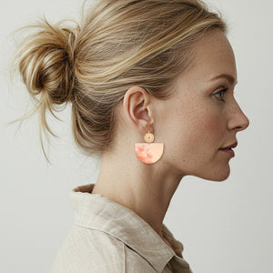 MISTY ELLIS ROWAN Large Bell Circle Drop Earring