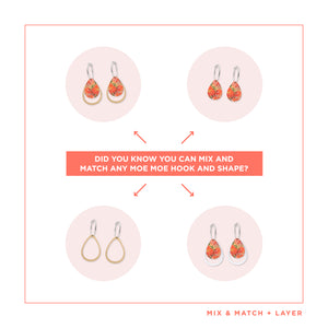 Ellis Rowan Blossom Layered Iconic Outline Hoop Earring