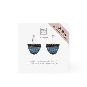 Jellurgal Paroo Small Bell Hoop Earring