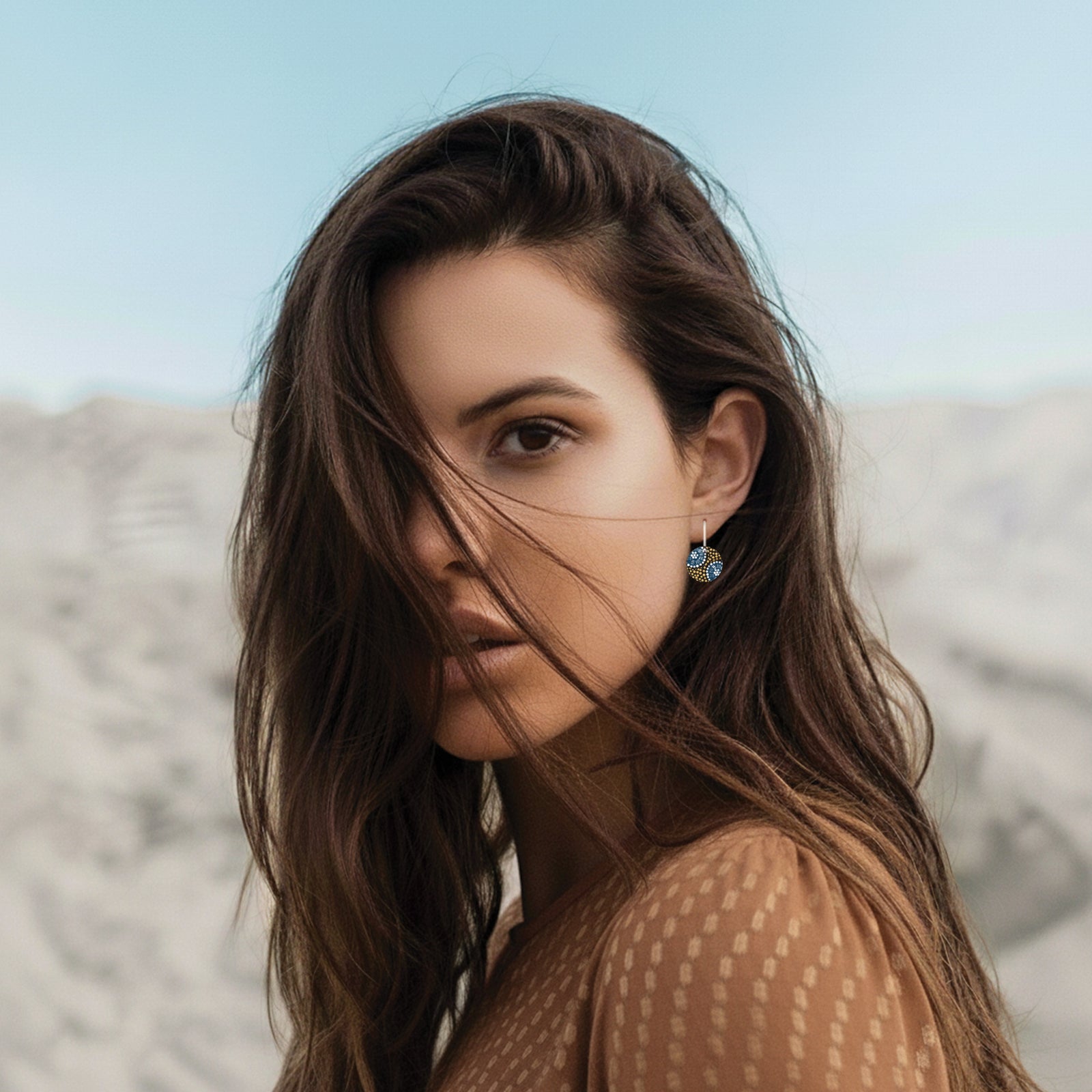 Jellurgal Paroo Small Circle Drop Earring