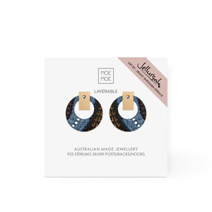 Jellurgal Paroo Small Retro Stud Earring