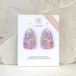 Kelsie Rose Floating Florals Large Summit Drop Earrings