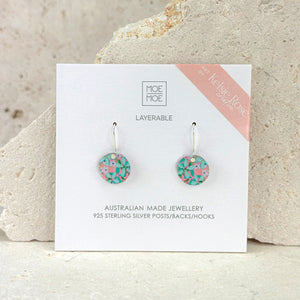 Kelsie Rose Whimsical Blooms Small Circle Drop Earrings