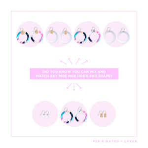 Maggi McDonald Pop Layered Halo Drop Earrings
