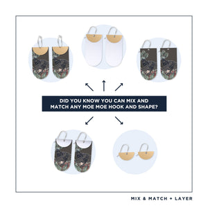 Native Birds Black Cockatoo Layered Tab Drop Earring