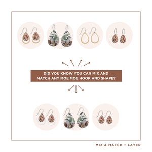 Native Birds Feather & Cuckoo Duo Tears Pack Earring