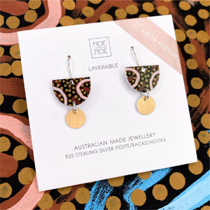 Azeza Possum Country Chalice Drop Earrings